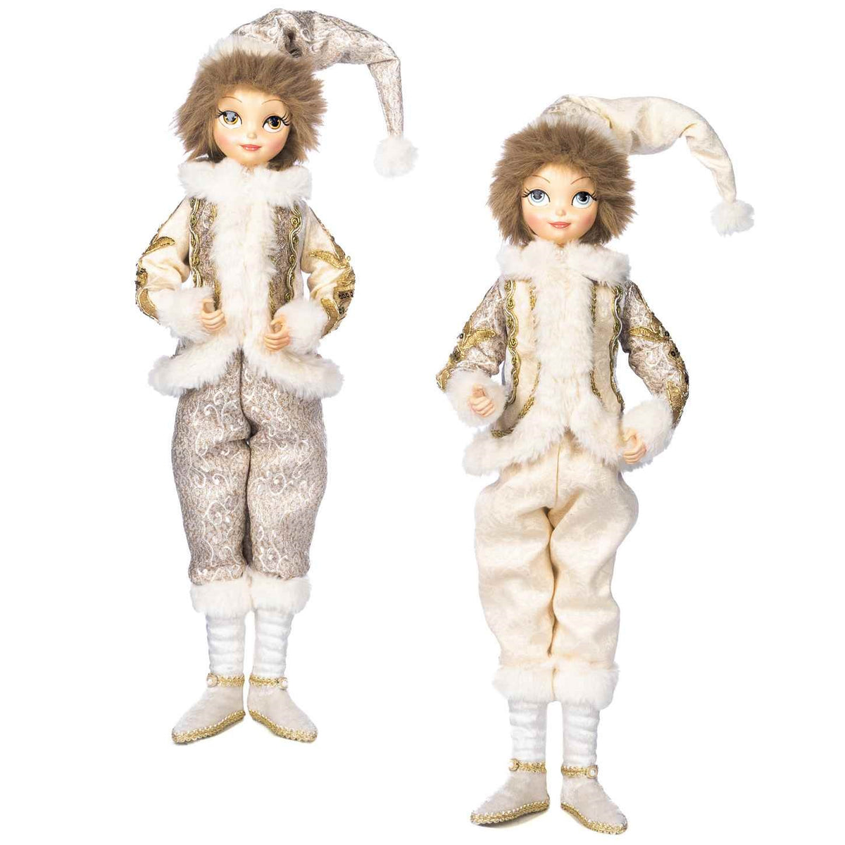 67cm Regal Winter Doll Cream Gold
