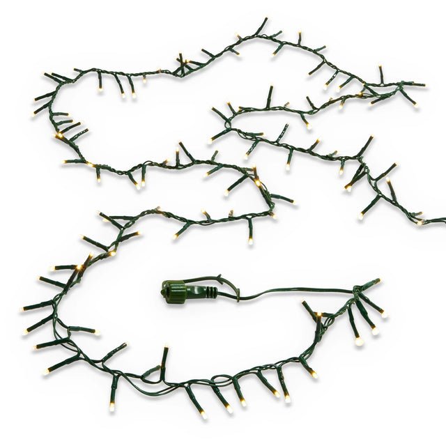 Green white 73' led garland, 73 foot, for Christmas door and mantel decorating