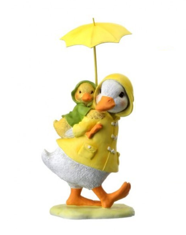 8" Ducks w/ Umbrella