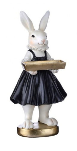 8" Bunny w/ Tray