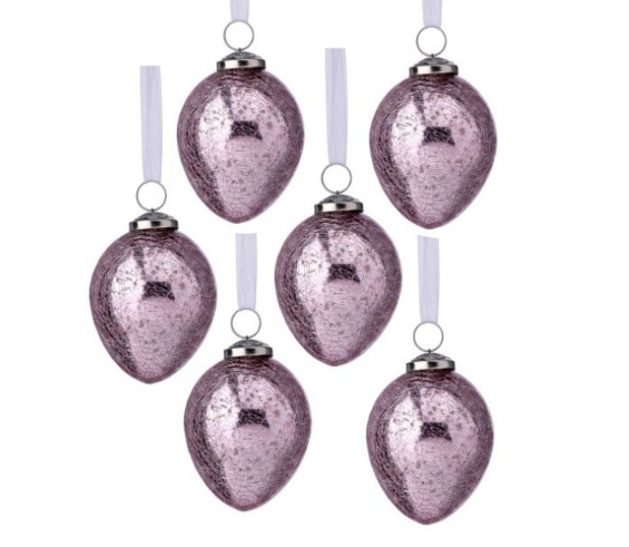 3.5" Mercury Egg Lavender Ornament