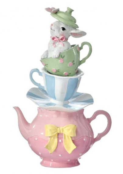 11" Teacup Stack Bunny
