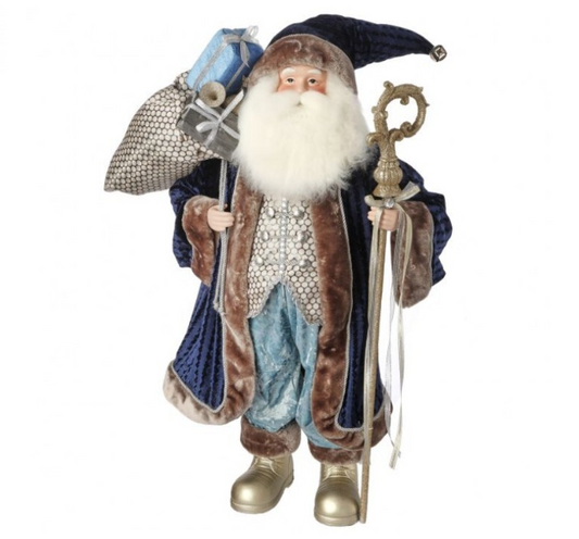 36" Santa Blue Staff & Sack