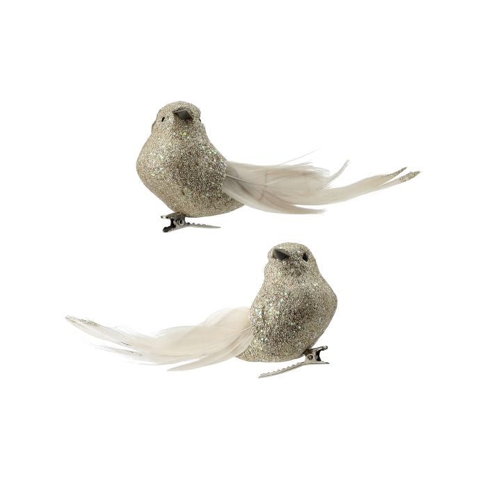 5 inch Bird Champagne Clip