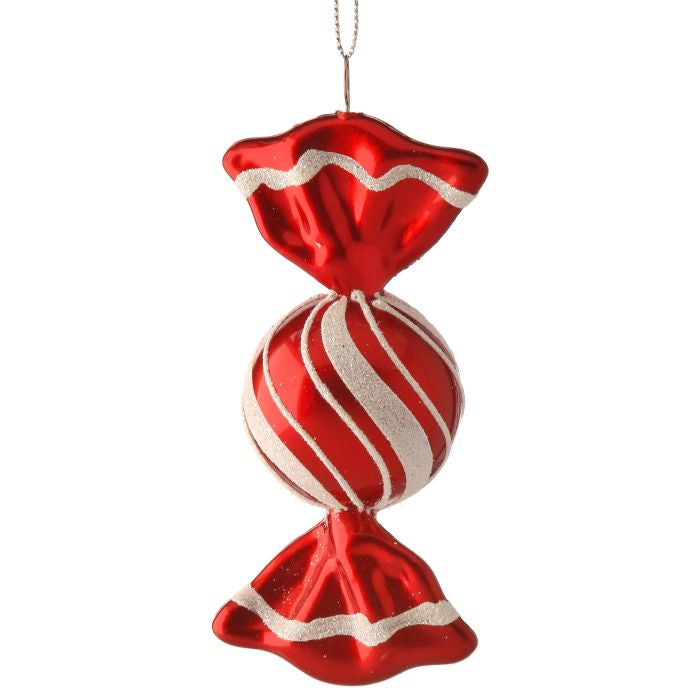 4.5 inch Candy Twist Ornament Peppermint