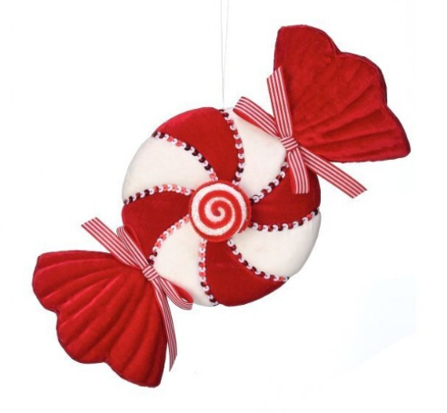 14" Peppermint Candy Ornament