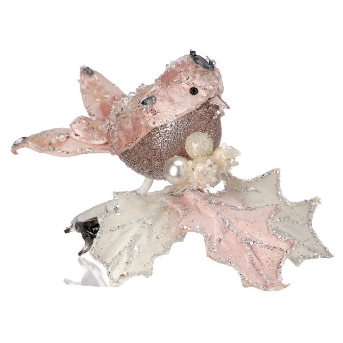 4.5 inch Pink Bird Holly