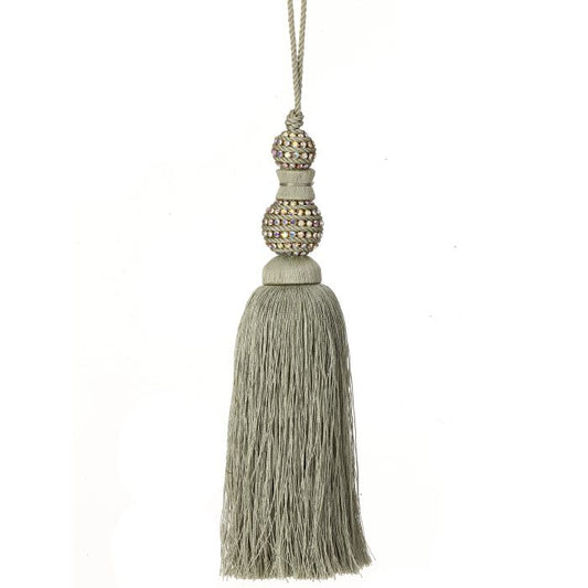 7 inch Mint Tassel Jewel Green Ornament