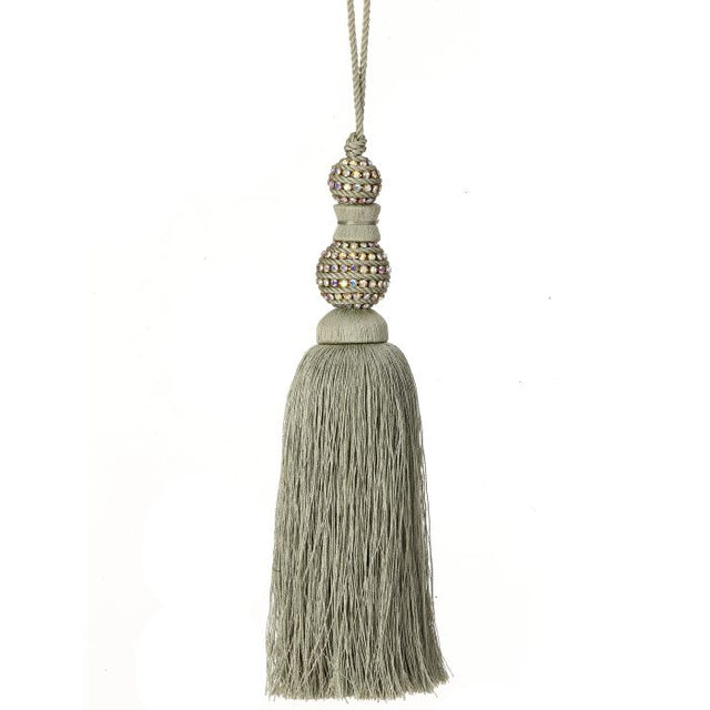 7 inch Mint Tassel Jewel Green Ornament