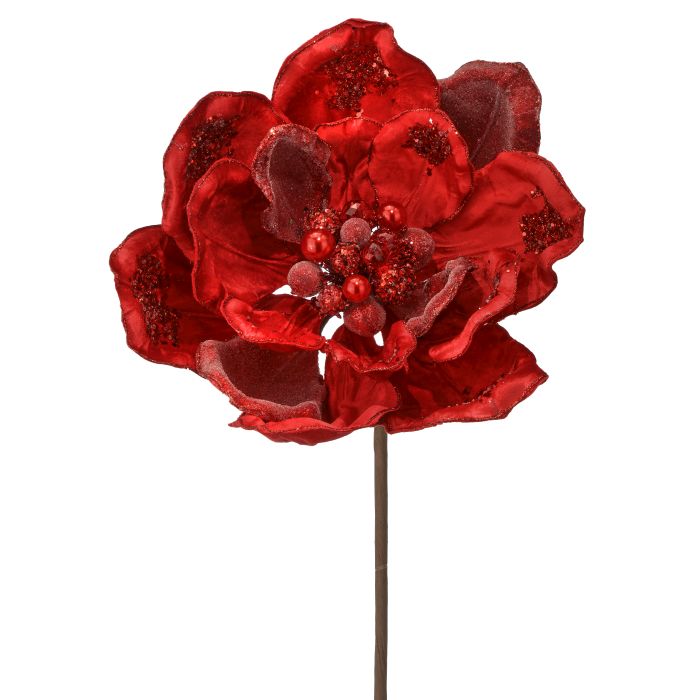 28 inch Red Magnolia Grand Stem