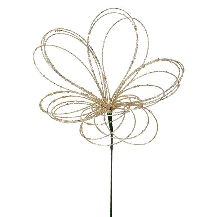 23 inch Champagne Flower Stem