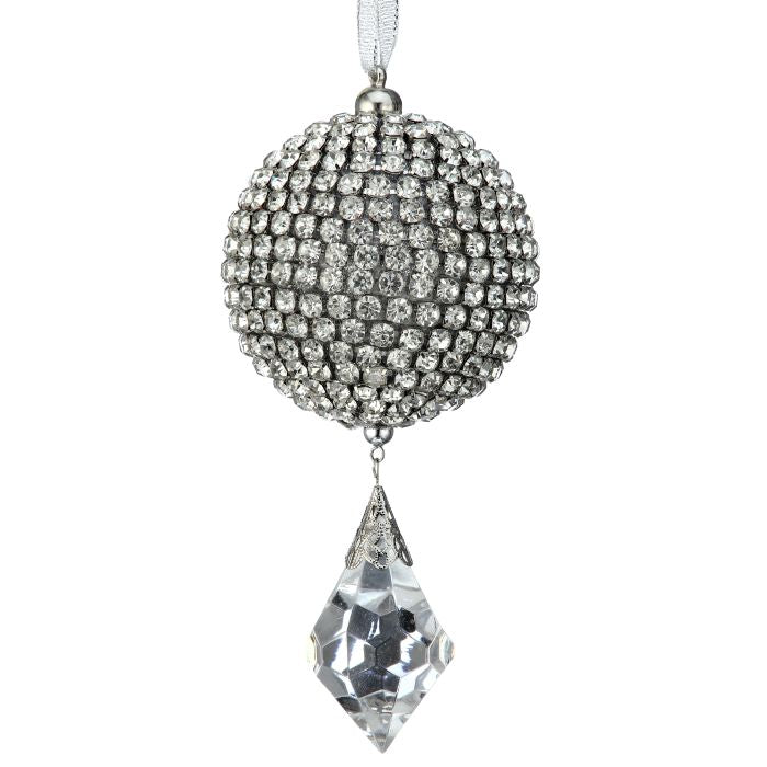 6.5 inch Diamond Ball Ornament