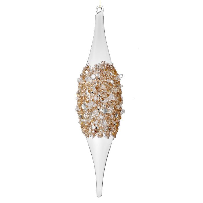 12 inch Gold Ice Finial