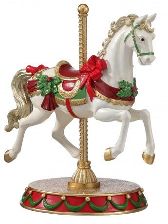 19” Carousel Horse Resin