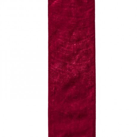 72"x6" Garland Burgundy Wired Velvet Ribbon