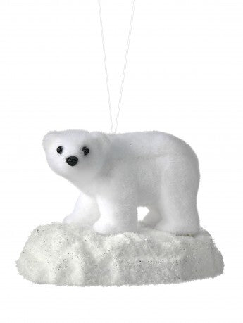 5.5” Polar Bear on Ice Ornament