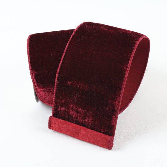 4”x10Y Ruby Velvet Ribbon