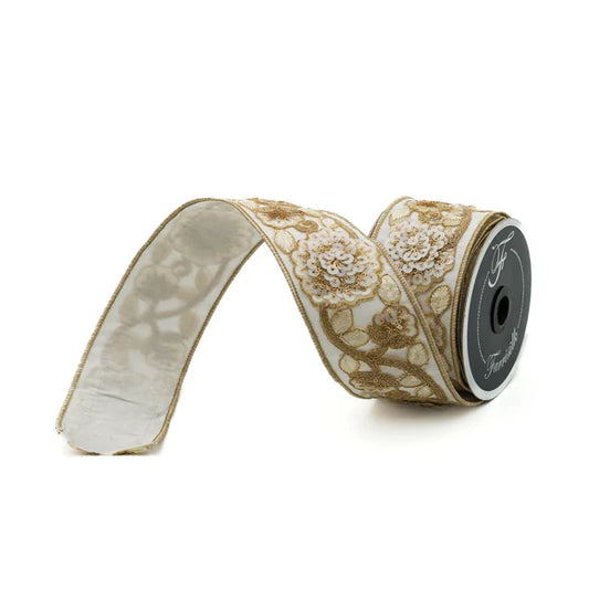 2.5"x5Y Ivory Garden Edwardian