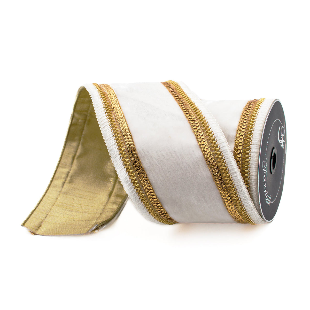 4"x5Y Emerald Royal Fringe Ribbon