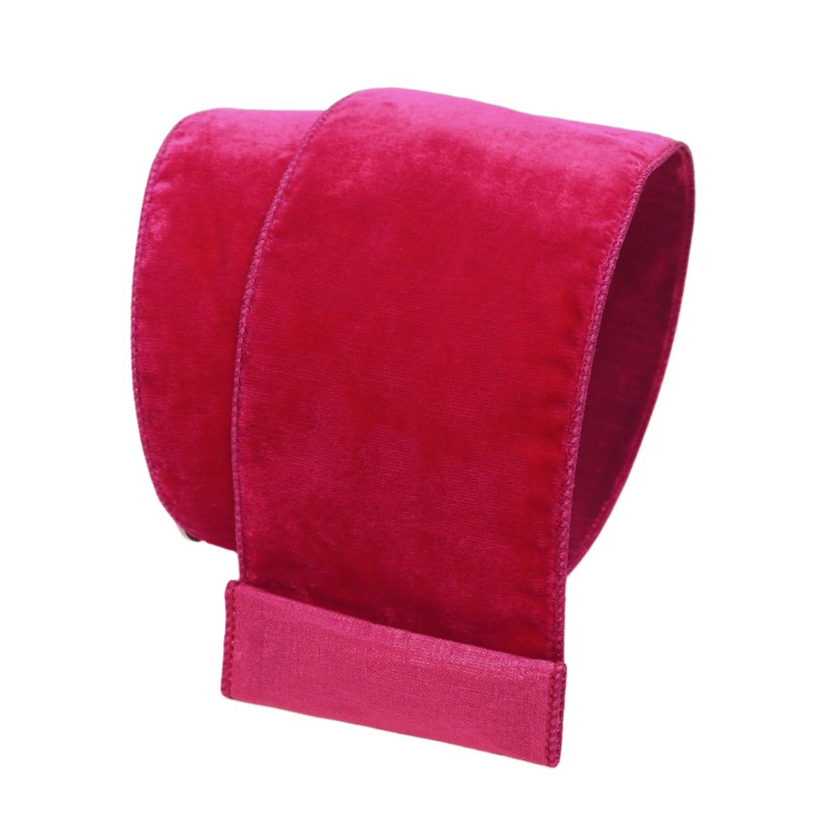 4"x10Y Ribbon Hot Pink Velvet