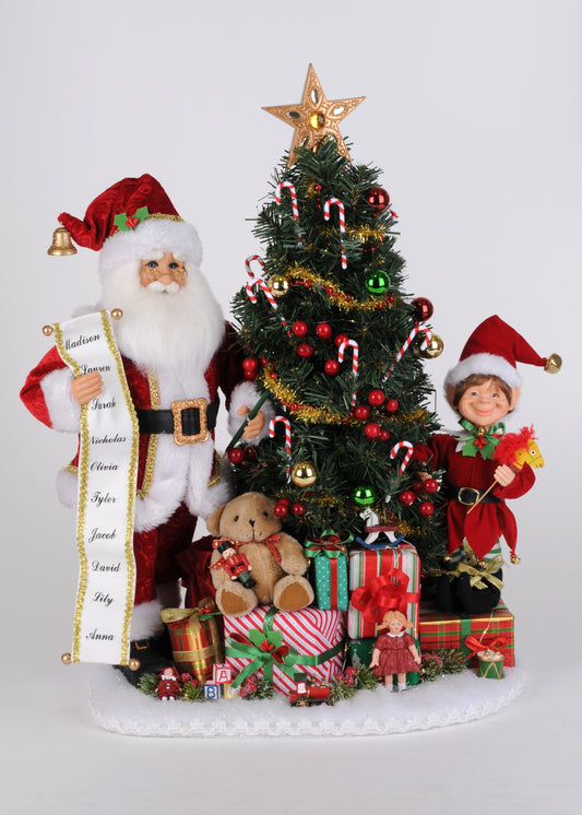 20" LED Santa Christmas Presents
