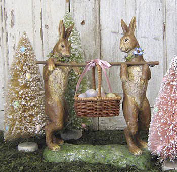 2" Bunnies Basket