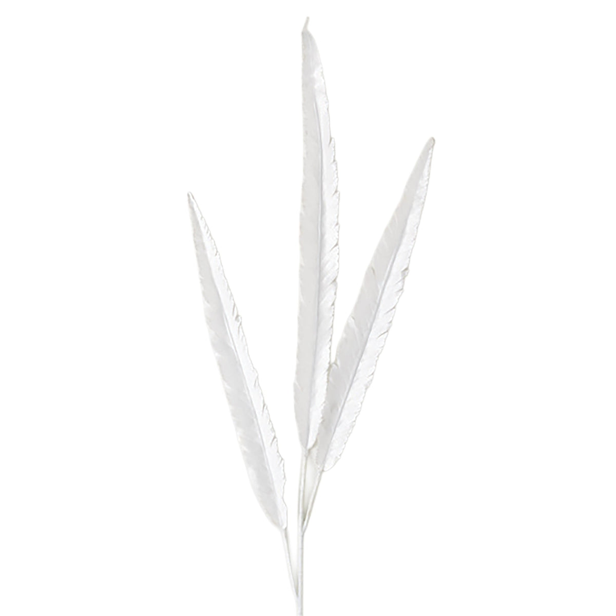35" Feather Platinum Spray