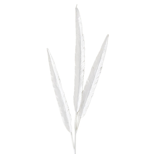 35" Feather Platinum Spray