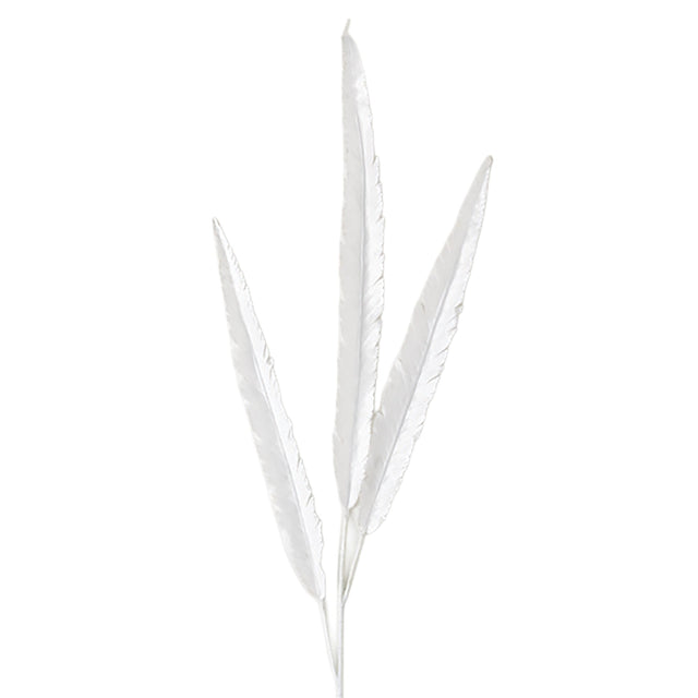 35" Feather Platinum Spray