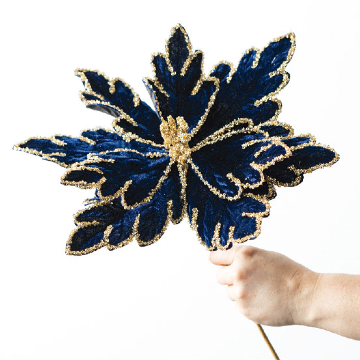 15" Poinsettia Blue
