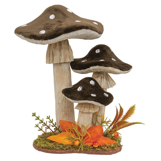 8" Mushroom Brown