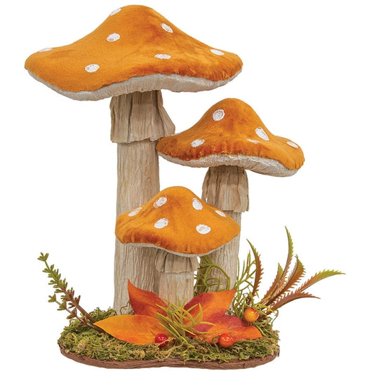 8" Mushroom Orange