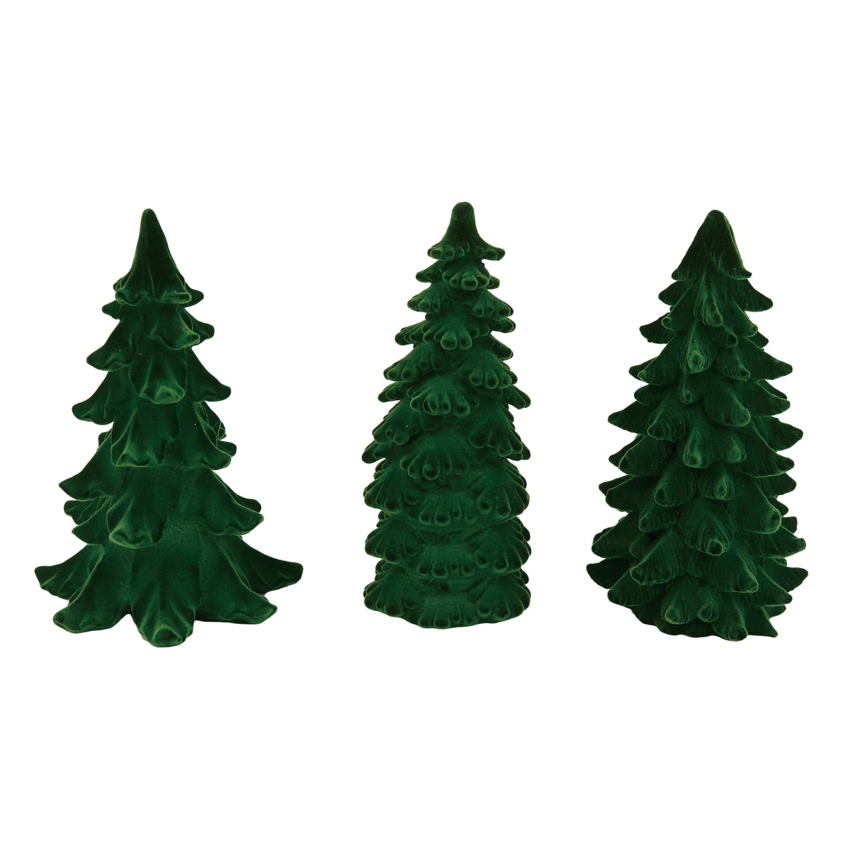 20" Tree Green Flocked
