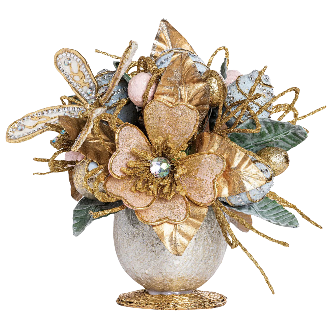 10" Glitter Easter Arrangement