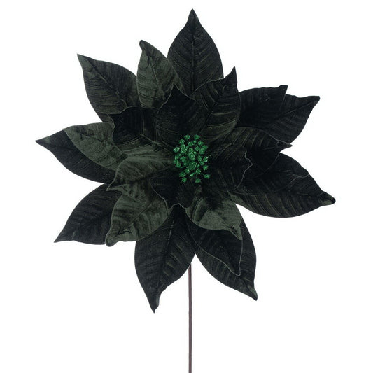 Green stem with poinsettia stem green detail.