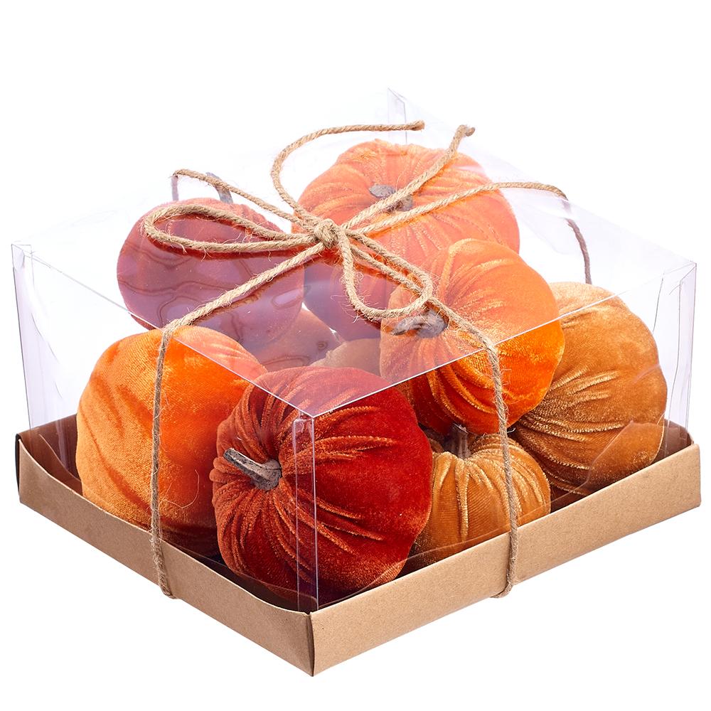 Box/10 3-4" Pumpkins Velvet