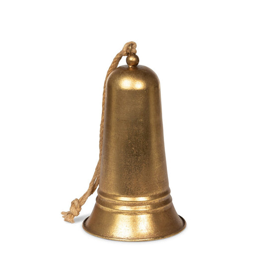 10" Carillon Bell Antique Gold Metal