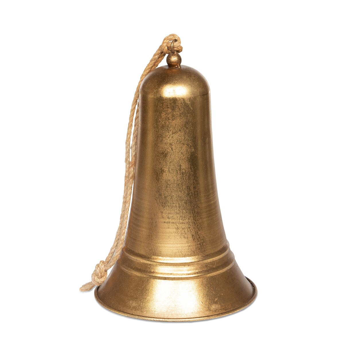12" Carillon Bell Antique Gold Metal