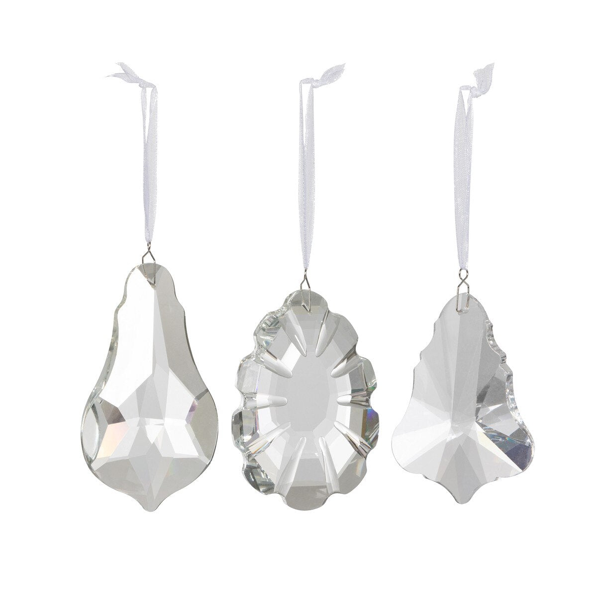 3" Crystal Drop Ornaments