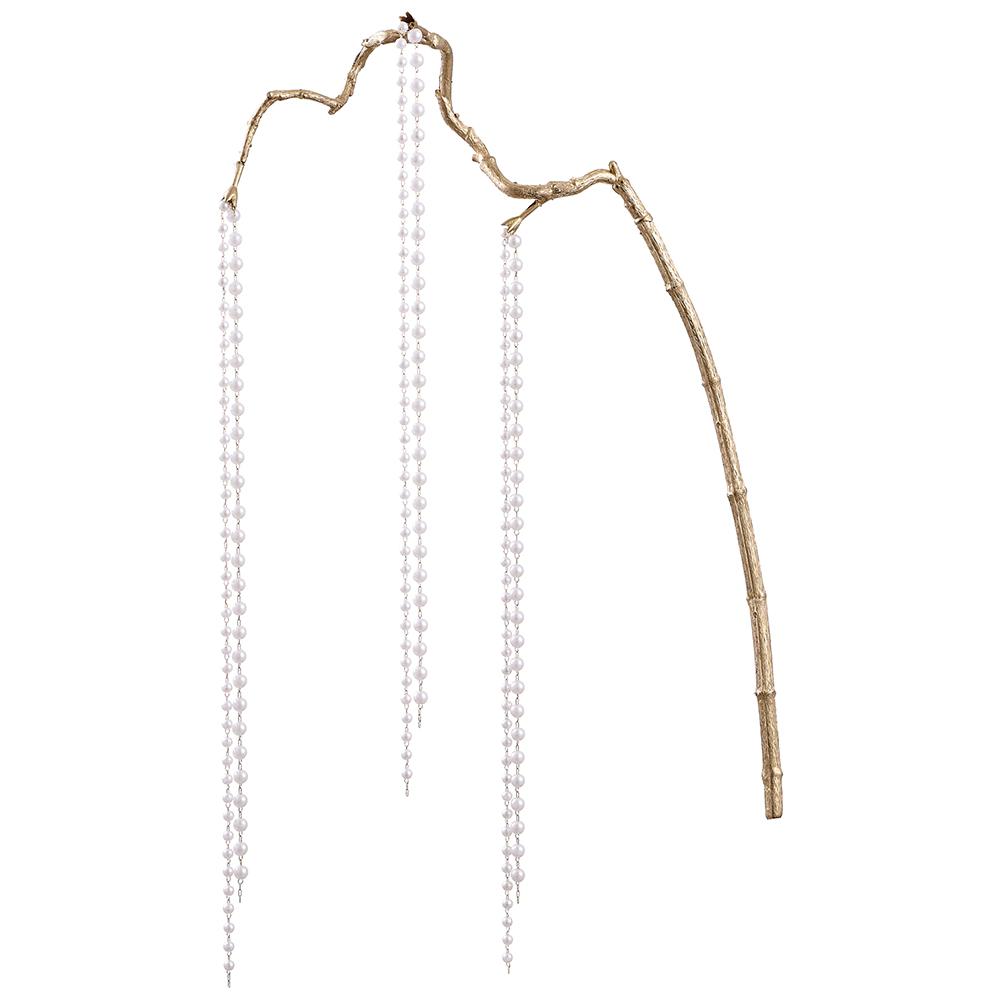 40" Pearl Amaranthus Spray