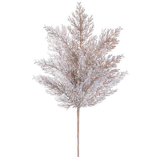 27" Pine Champagne Glitter Spray