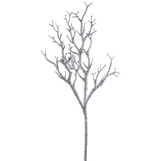26" Silver Twig Spray