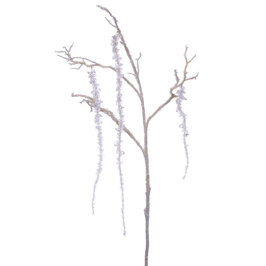 36" Amaranthus White Beaded Spray