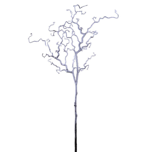 48" Snowed Twig Spray