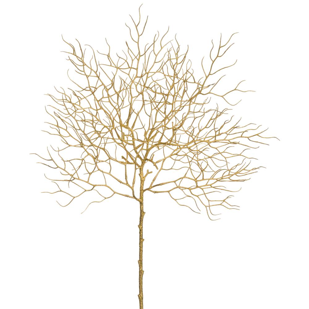 23" Gold Twig Spray