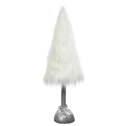 38" Tree Fur White
