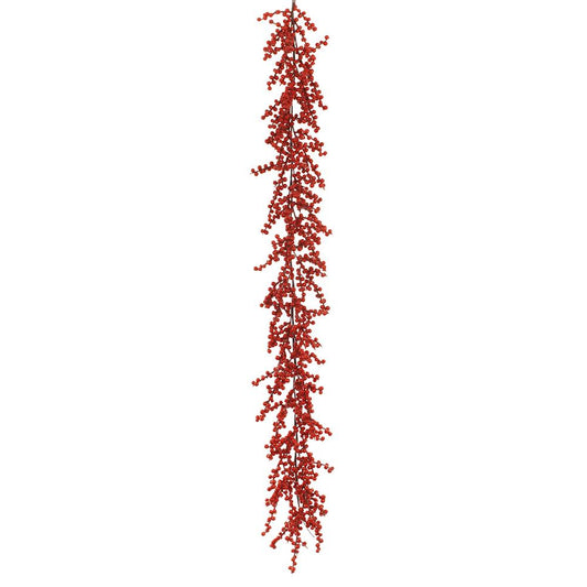 58" Red Berry Garland