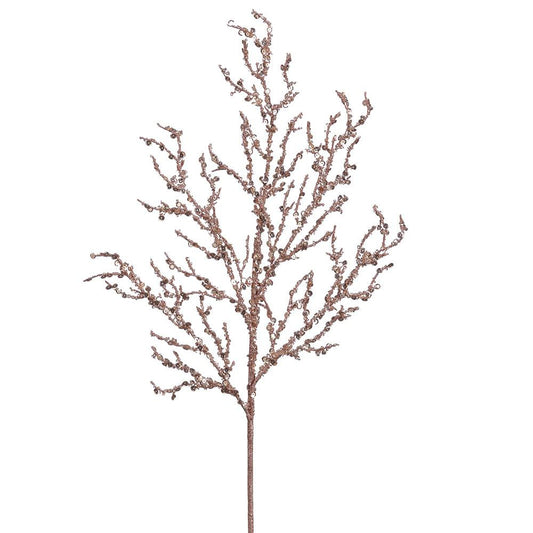 26" Rosegold Twig Spray