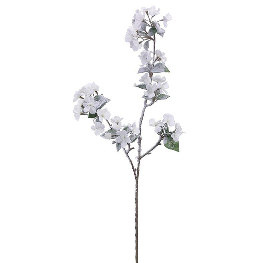 35" Snow Quince Blossom