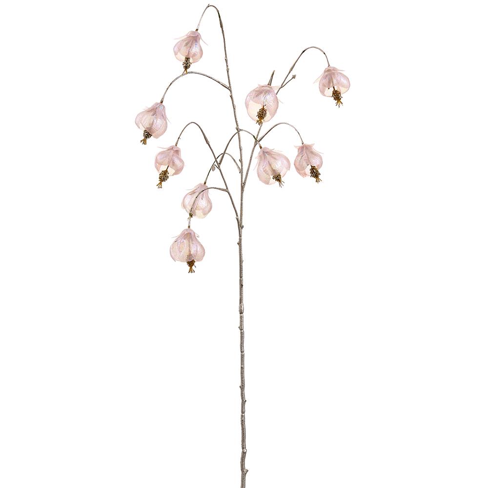 37” Pink Abutilon Spray